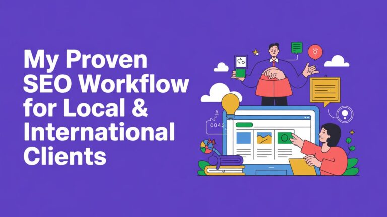 My Battle-Tested SEO Workflow That Delivers Results for Local & Global Clients | Mainul Islam - white hat seo expert | Founder of Dazzle Thrive